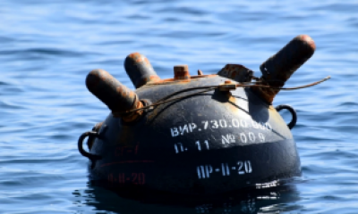 Alertă pe Marea Neagră, lângă Sulina! O navă turcă a lovit o mină marină