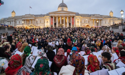 Românii din Marea Britanie s-au rugat și au cântat colinde în inima Londrei
