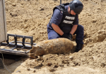 Bombă din cel de-al Doilea Război Mondial, descoperită pe șantierul SRU 