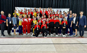   Trei sportive din Iași au câștigat medalia de aur la Jocurile balcanice de gimnastică aerobică de la Istanbul
