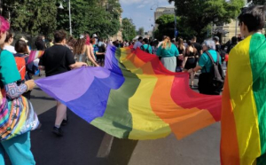 Bărbat reţinut şi sancţionat de jandarmi la marşul Bucharest Pride