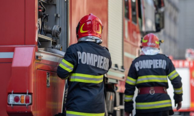 Incendiu violent la Bacău