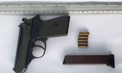 Un pistol Walther, descoperit la Vama Albiţa