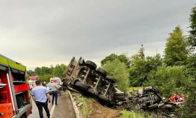 Accident mortal la Suceava. Două persoane au murit
