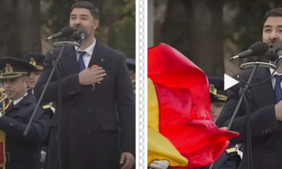 Baritonul care a cântat Imnul României la parada militară este fiul unui lăutar celebru. O carieră de poveste