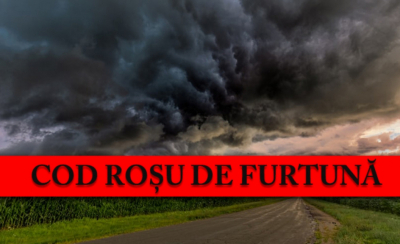 ALERTĂ - ANM a emis Cod Roșu de furtuni extrem de puternice
