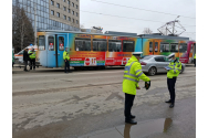Un tramvai a avariat şase autoturisme