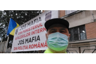 Șeful sindicaliștilor de la Poliția Roman, scandal în stradă