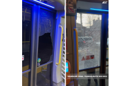 Două tramvaie PESA au fost vandalizate