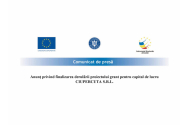 CIUPERCUTA S.R.L. –  Anunț privind finalizarea derulării proiectului grant pentru capital de lucru CIUPERCUTA S.R.L.