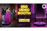  Căutați un video booth 360 pentru evenimentul viitor? Îl găsiți la Paradisul Personajelor