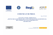 ADAMECROM SRL – Anunț de lansare a proiectului „Dezvoltarea și diversificarea activității societății ADAMECROM S.R.L. prin achiziția de utilaje performante