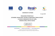 UAT Comuna Agăș anunță finalizarea proiectului “Finalizarea proiectului ”Extindere, reabilitare, dotare și construire teren de sport   la Școala Gimnazială din sat AGĂȘ, Comuna AGĂȘ, Județul BACĂU