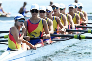 A treia medalie de AUR pentru România la JO 2024: Echipajul de 8+1 feminin s-a impus în finală