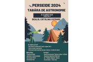 Iubitorii de astronomie, invitați în tabăra „Perseide”, pe Dealul Cătălina