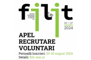 Apel recrutare voluntari pentru FILIT 2024