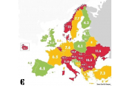 Cantitatea de zahăr dintr-o sticlă de Fanta în diferite țări europene: În România e de trei ori mai mare decât în Croația și dublă față de Spania sau Olanda