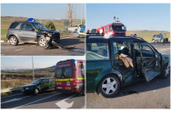 Accident grav cu 4 răniţi în Blândești, județul Botoșani. Victimele au ajuns la spital, după ce două maşini s-au ciocnit