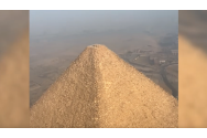 Ceva total neașteptat, care sfidează orice logică, a fost filmat în vârful Marii Piramide din Giza