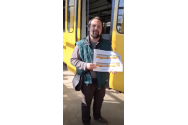 Tramvaiul Responsabilității, un nou tramvai pictat pe străzile orașului