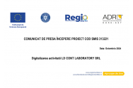 Digitalizarea activitatii LD CONT LABORATORY SRL