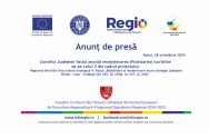 Consiliul Judetean Vaslui anunta receptionarea (finalizarea) lucrarilor de pe Lotul 3 din cadrul proiectului: Regiunea Nord-Est - Axa rutiera strategica 4: Vaslui – Anunț de presă