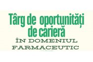  „Târg de oportunităţi de carieră în domeniul farmaceutic”, în acest weekend, la Palas  