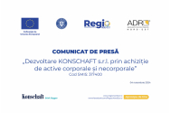 KONSCHAFT s.r.l. – beneficiar al proiectului „Dezvoltare KONSCHAFT SRL prin achiziție de active corporale și necorporale”, anunță lansare campanie de recrutare 