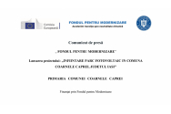 PRIMARIA COMUNEI COARNELE CAPREI – ”Infiintare parc fotovoltaic in comuna Coarnele Caprei, judetul Iasi” 