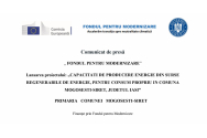 PRIMARIA COMUNEI MOGOSESTI-SIRET – proiectul: ”Capacitati de producere energie din surse regenerabile de energie, pentru consum propriu in Comuna Mogosesti-Siret, judetul Iasi” 