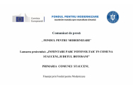 PRIMARIA COMUNEI STAUCENI – lansarea proiectului: „INFIINTARE PARC FOTOVOLTAIC IN COMUNA STAUCENI, JUDETUL BOTOSANI”  