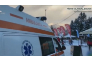 INCREDIBIL!  Ambulanță atacată de turiști la Bușteni 