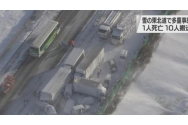 Accident cu peste o sută de tamponări pe o autostradă din Japonia