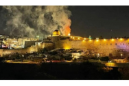 FOTO/VIDEO - Incendiu devastator la Ierusalim! La Esplanada Moscheilor se rugau mii de credincioși 