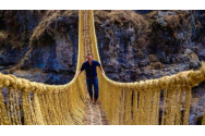 Un pod din Peru, restaurat cu materiale pe care le foloseau incașii în urmă cu milenii