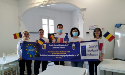 Al doilea flux de mobilităţi Erasmus+ la Şcoala Gimnazială „Aron-Vodă” Aroneanu