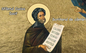 Calendar ortodox, 4 aprilie. Sfântul Iosif, scriitorul de cântări