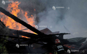 Incendiu la o cramă din comuna Ceptura
