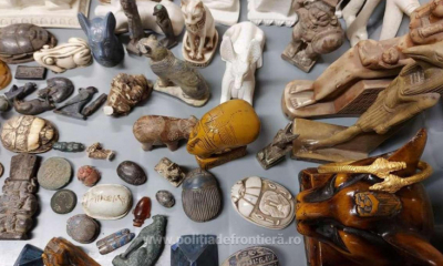 80 de artefacte din Egipt, vechi de mii de ani, au fost descoperite pe aeroportul Otopeni. Vestigiile se aflau în bagajele unor libanezi