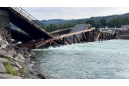 Un pod din Norvegia s-a prăbușit în apă