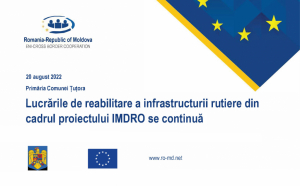 Lucrarile de reabilitare a infrastructurii rutiere din cadrul proiectului IMDRO se continuă