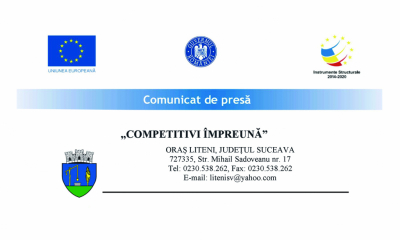 Dotarea unităților de învățământ preuniversitar din orașul Liteni, județul Suceava, cu echipamente TIC necesare pentru derularea activităților didactice în mediul on-line”–  Anunț privind finalizarea proiectului