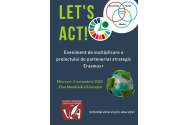 Evenimentul de multiplicare a proiectului Erasmus+ „Let's Act”, de Ziua Mondială a Educaţiei