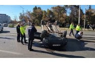 Autospeciala Jandarmeriei, implicată într-un accident rutier