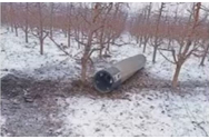 O rachetă a căzut în Republica Moldova, lângă orașul Briceni