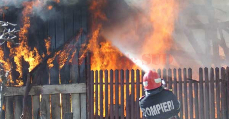 Incendiu grav la Neamț