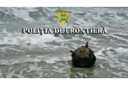 Mină marină descoperită de poliţiştii de frontieră pe plajă, în zona localităţii Sfântu Gheorghe