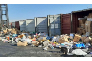 Cinci automarfare, cu peste 42 de tone de deşeuri, oprite să intre în ţară la Vama Borş