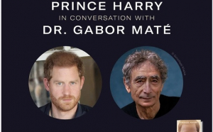 Prinţul Harry în dialog online cu medicul Gabor Maté