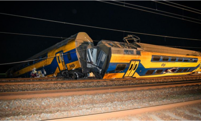 Accident feroviar în Olanda. 30 de persoane au fost rănite